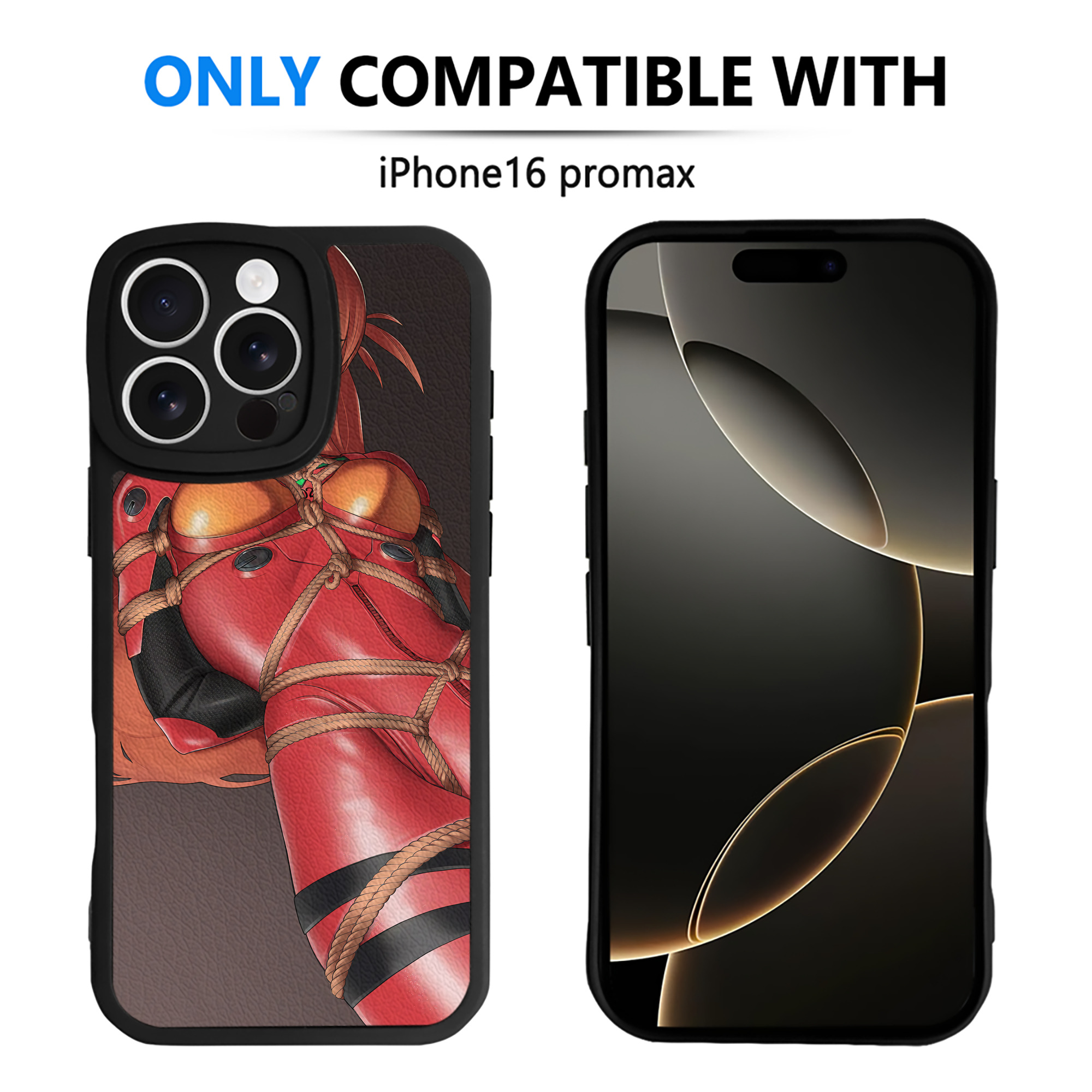 （画像用） EVA 新世紀エヴァンゲリオン 【iPhone 16シリーズ対応】シリコンスマホケース（レザー調） 材質：シリコン